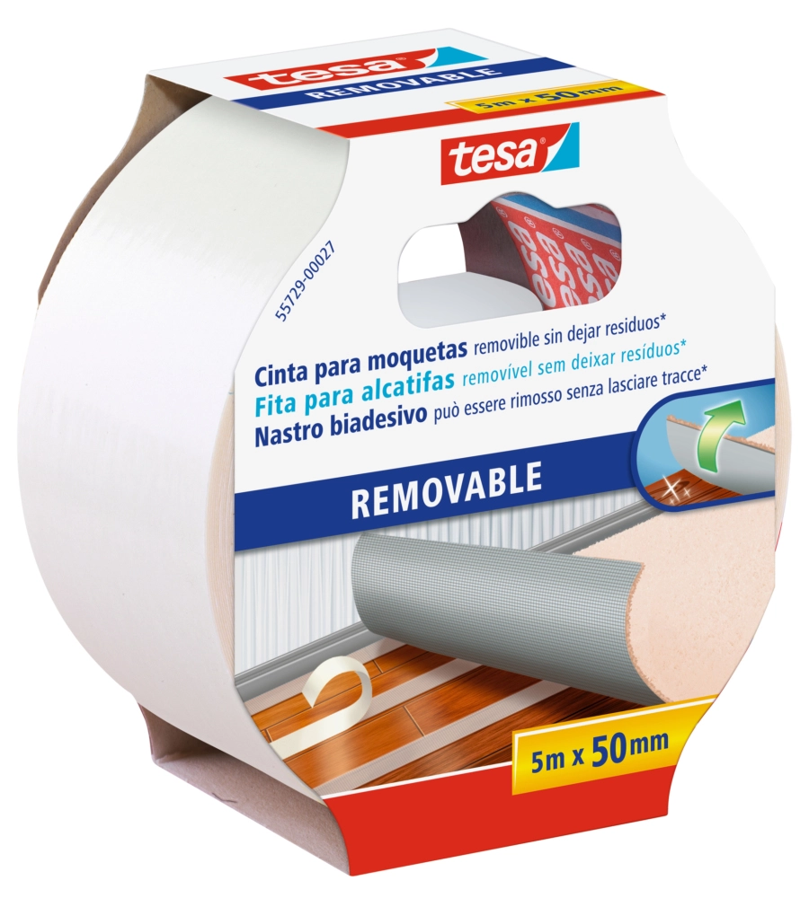 NASTRO BIADESIVO PER PAVIMENTI, 50 MM X 5 MT - TESA